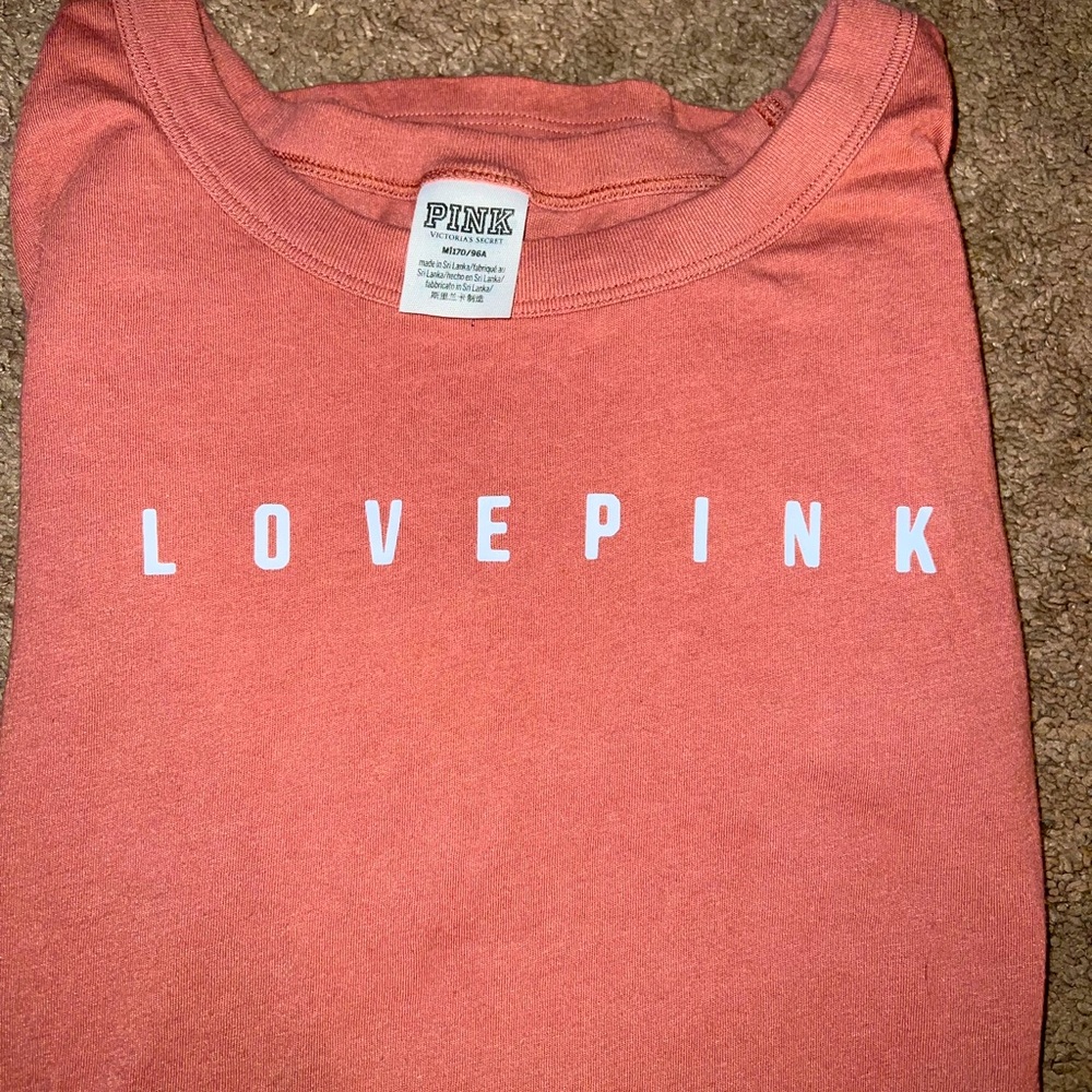 long sleeve pink shirt